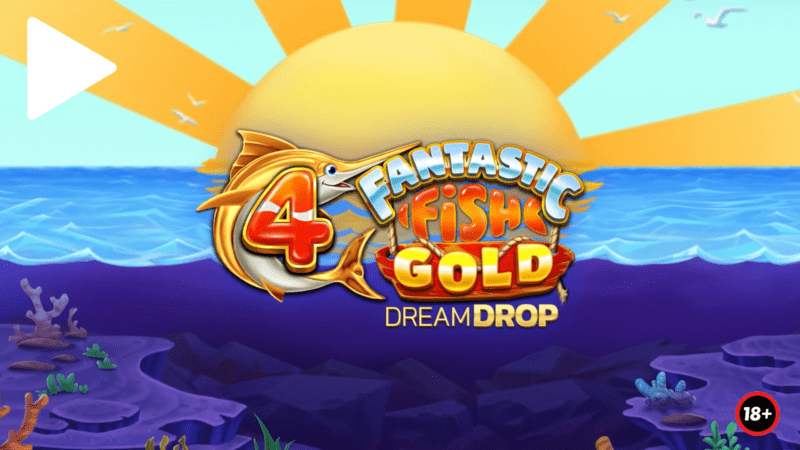 24 4 Fantastic Fish Gold Dream Drop