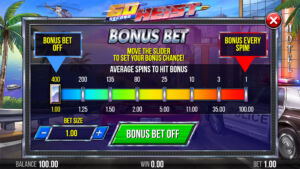60 Second Heist - Bonus Bet