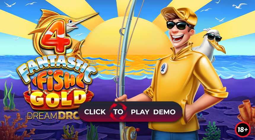 4 Fantastic Fish Gold Dream Drop