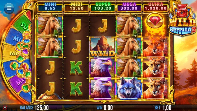 5 Wild Buffalo 2 Boosting Fortunes Screenshot