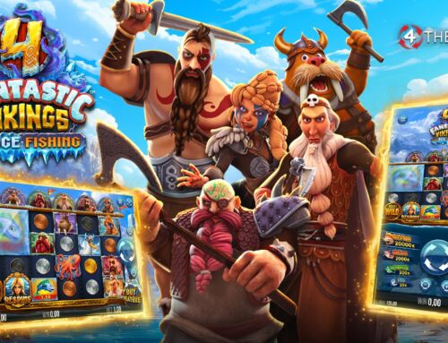 Legends recollide to bring fierce features and fantastic wins with 4 Fantastic Vikings Go Ice Fishing by 4ThePlayer!