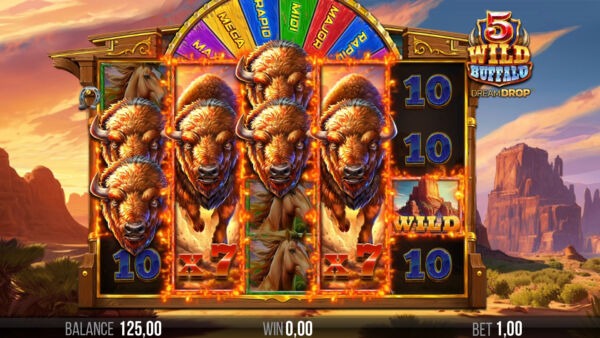 5_Wild_Buffalo_Dream_Buffalo_Thunder_Screenshot 5 Wild Buffalo Dream Drop Buffalo Thunder Screenshot